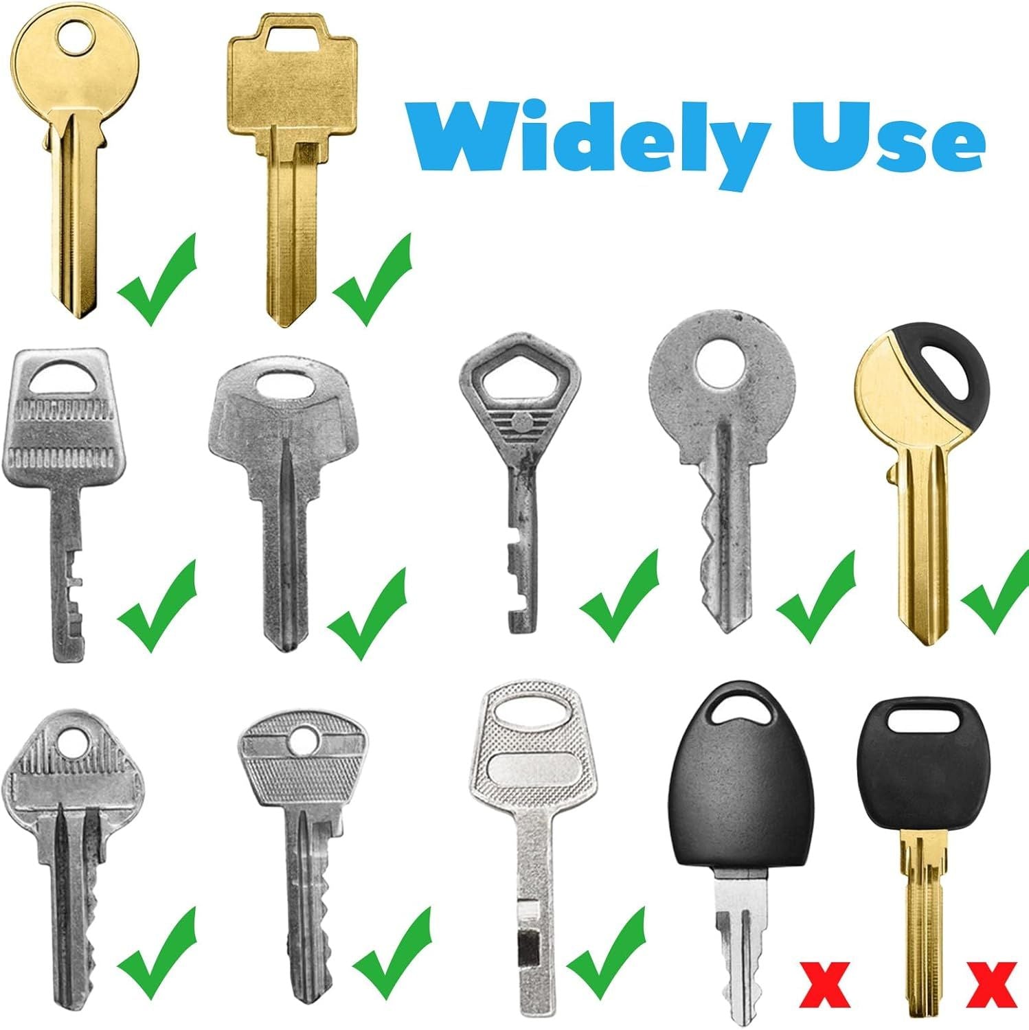 20 Pcs Colored Key Covers, Key Identifiers Covers Markers Tags with Keys Labels for House Keys, Easy Organization 10 Colors