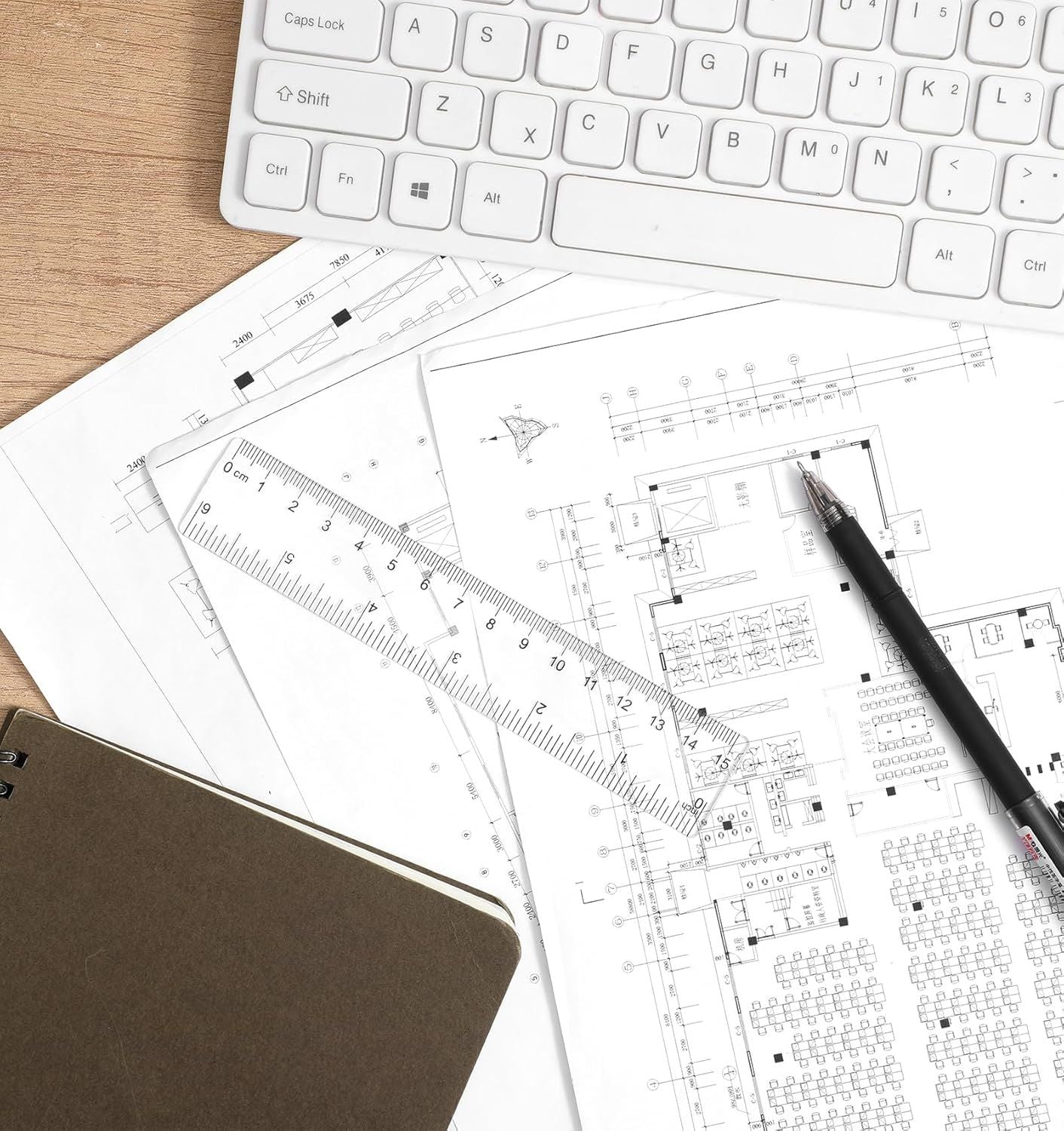 4Pcs 6 Inch Ruler, Plastic Clear Ruler 6 inch Small Rulers for Drawing & Underlining, Short Transparent Straight Measuring Tool Ideal for Journaling School Work, Easy to Use
