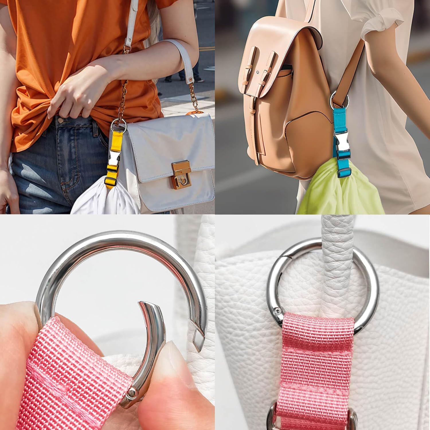 Add a Bag Luggage Straps Jacket Gripper Luggage Straps Baggage Suitcase for Travel Belt Luggage with Buckle Adjustable Luggage Accessories Black