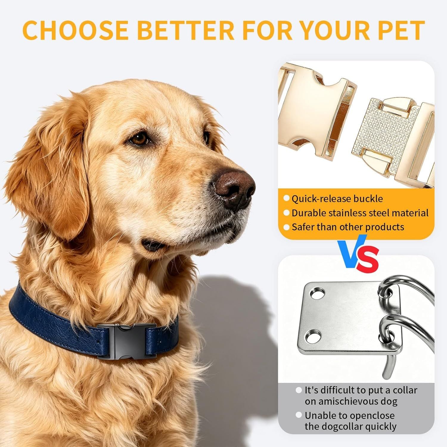 4Pcs Metal Side Release Buckle Clips for Straps Webbing Paracord Bracelet Dog Collar Backpack Belt