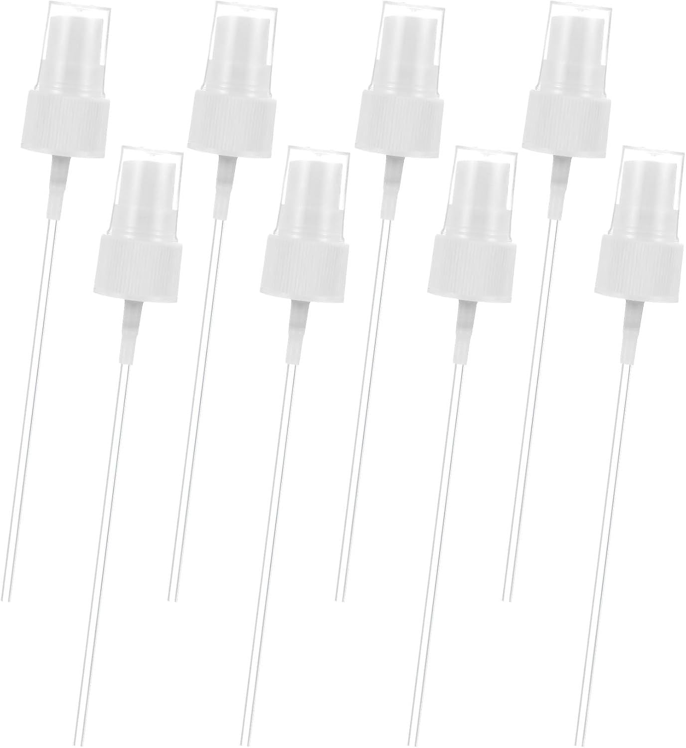 8 Pcs Spray Cap for Glycolic Acid, Spray Tops for Toner Bottles White