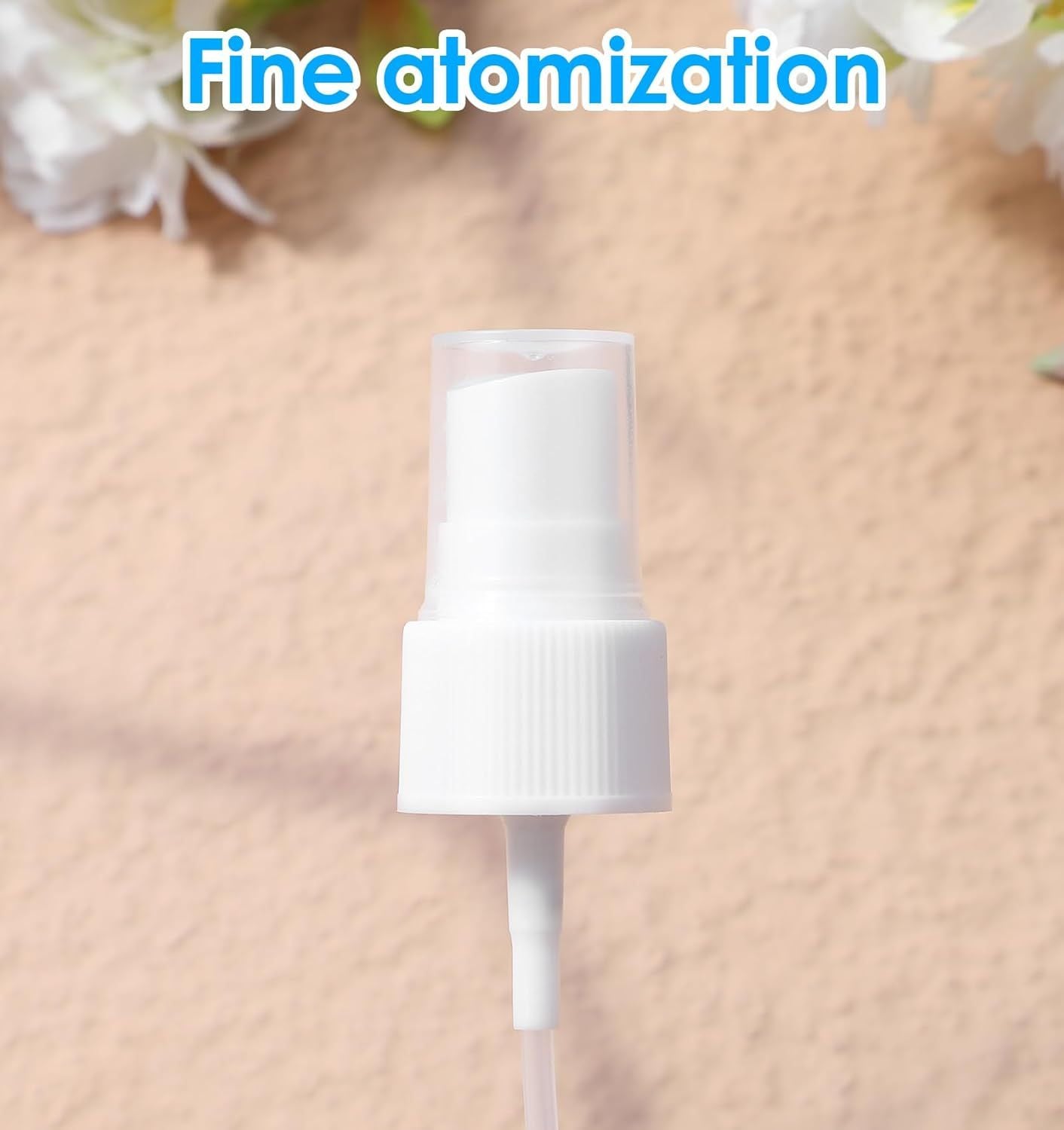 8 Pcs Spray Cap for Glycolic Acid, Spray Tops for Toner Bottles White