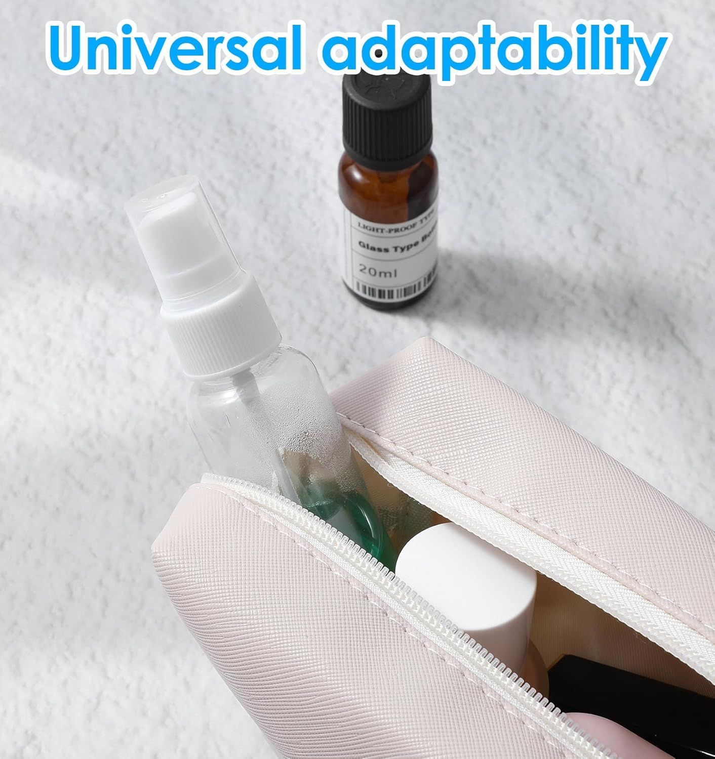 8 Pcs Spray Cap for Glycolic Acid, Spray Tops for Toner Bottles White