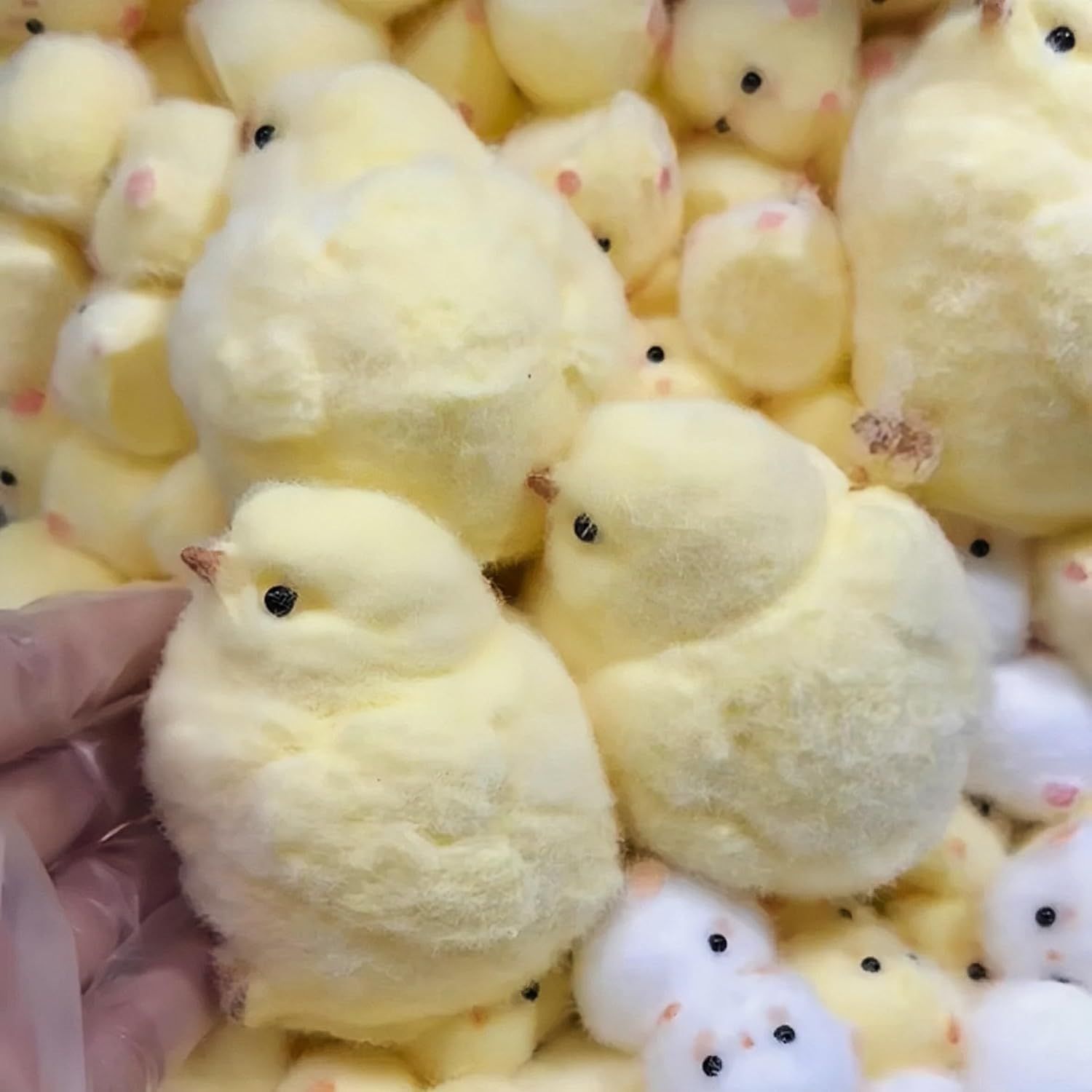 Handmade Chick Squeeze Toys Ultra Soft Squishy Fidget Toys Silicone Squishies Toys for Stress Relief Chicken 1pcs