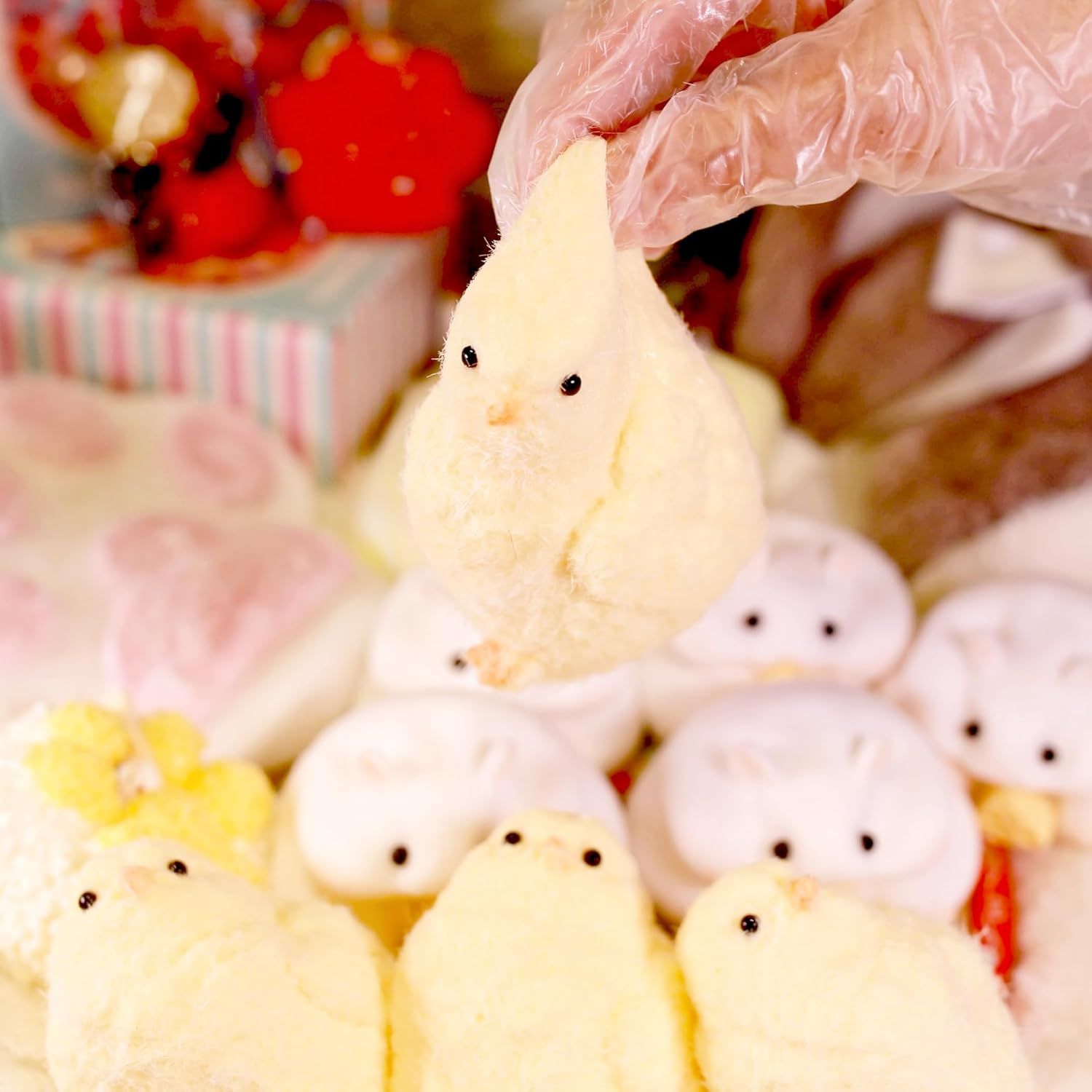 Handmade Chick Squeeze Toys Ultra Soft Squishy Fidget Toys Silicone Squishies Toys for Stress Relief Chicken 1pcs