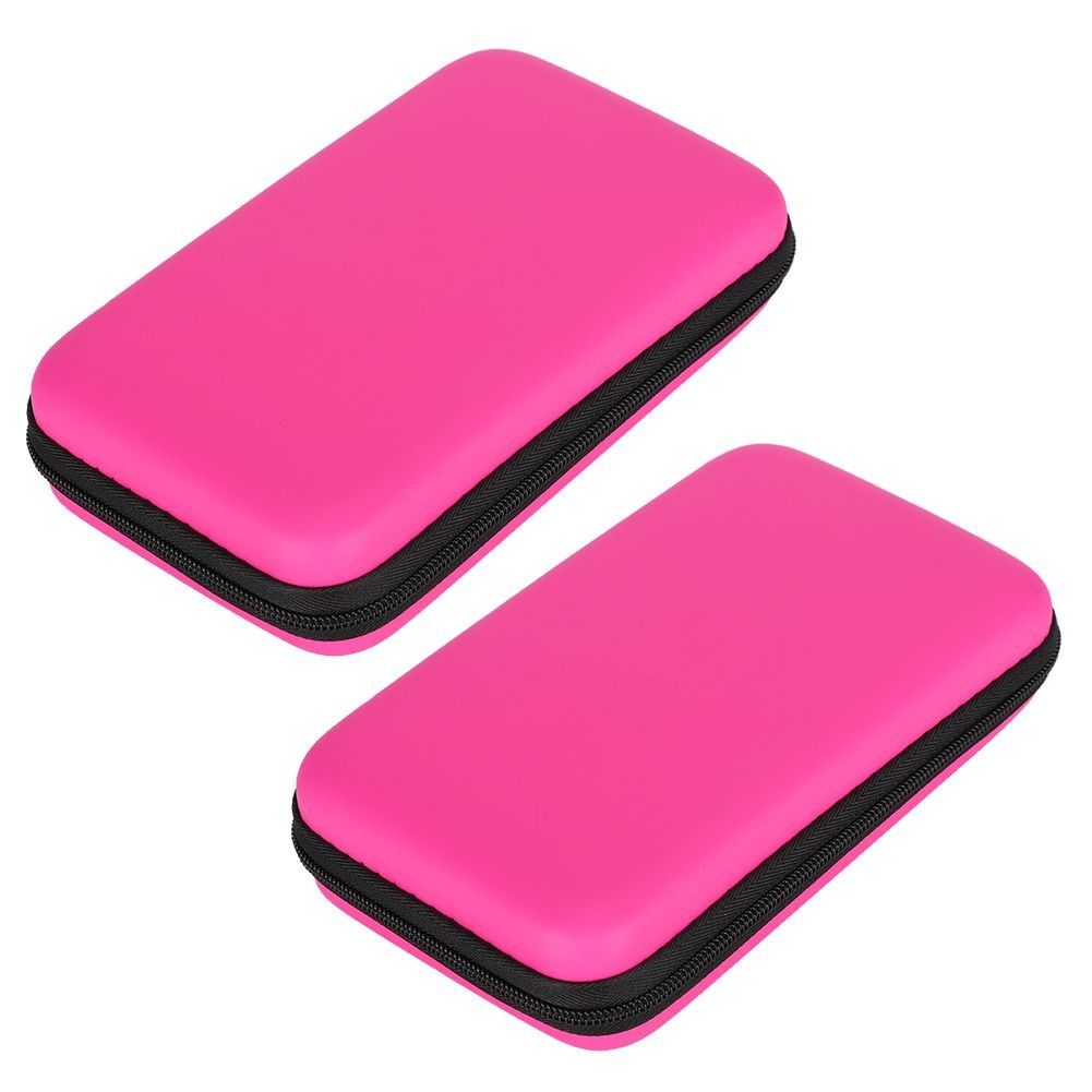2Pcs Portable Storage Bag Carry Case EVA Protective Hard Bag for