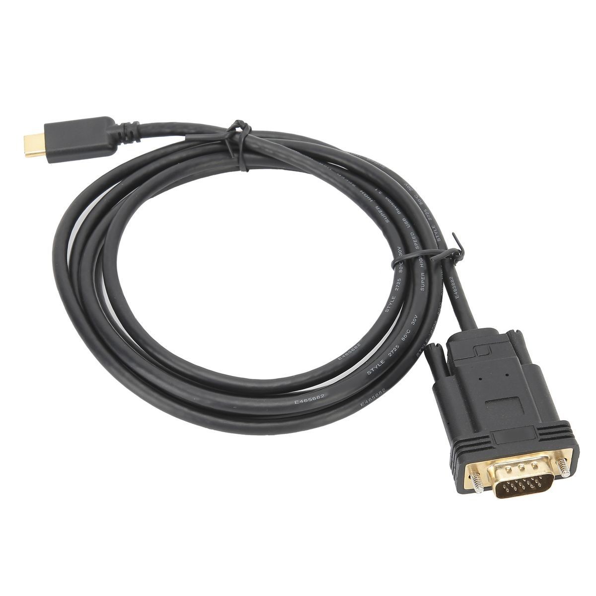 A0105 USB 3.1 TypeC to VGA Male Adapter Adapter 1.8M Cord Computer Accessor