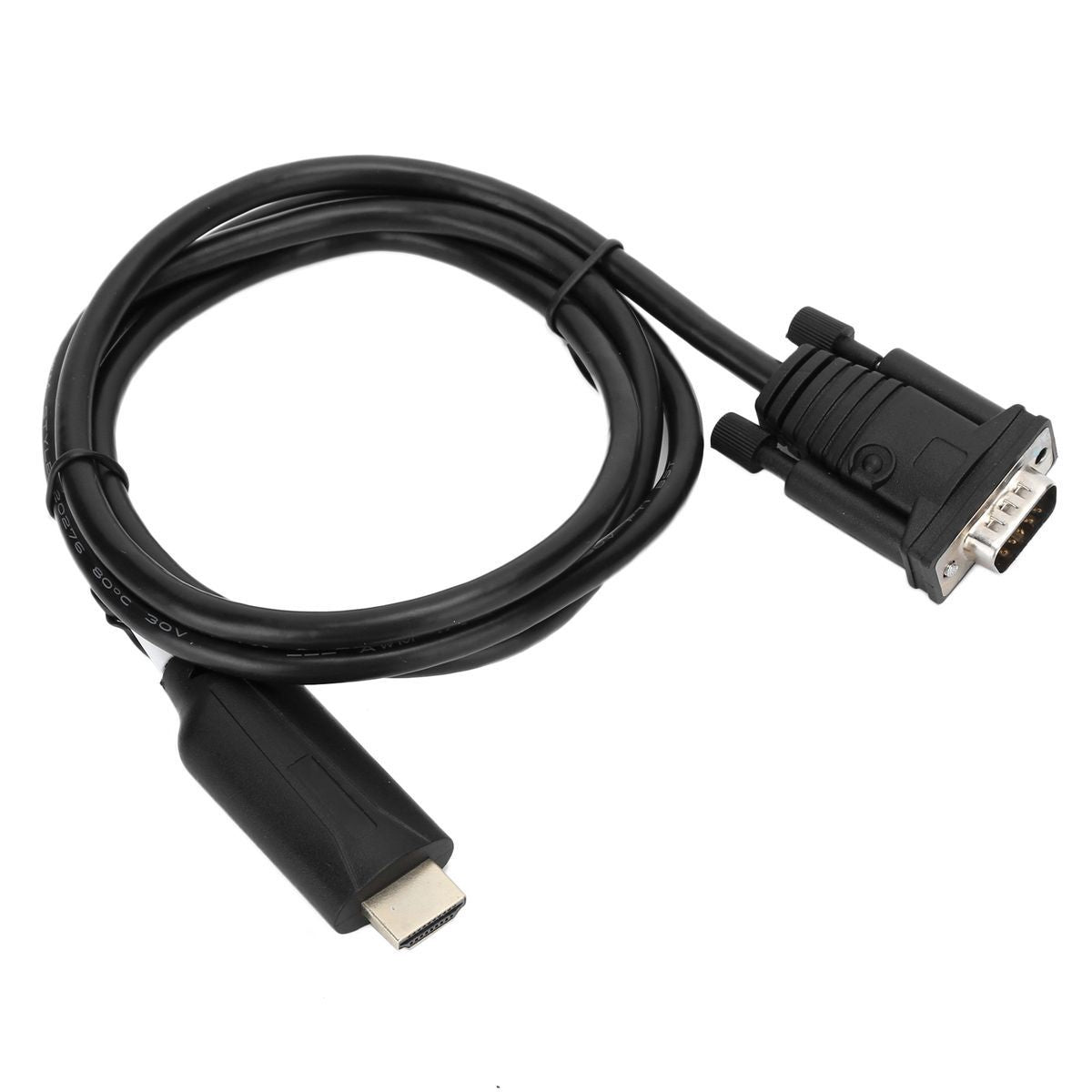 HDMI to VGA Adapter Adapter Digital to Analog Signal Transformer with 1.2m