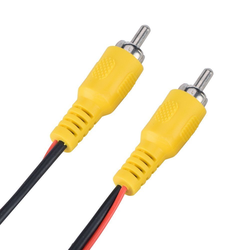 2PCS RCA M/M Nickel Plated Plug Audio Video Cord 20m