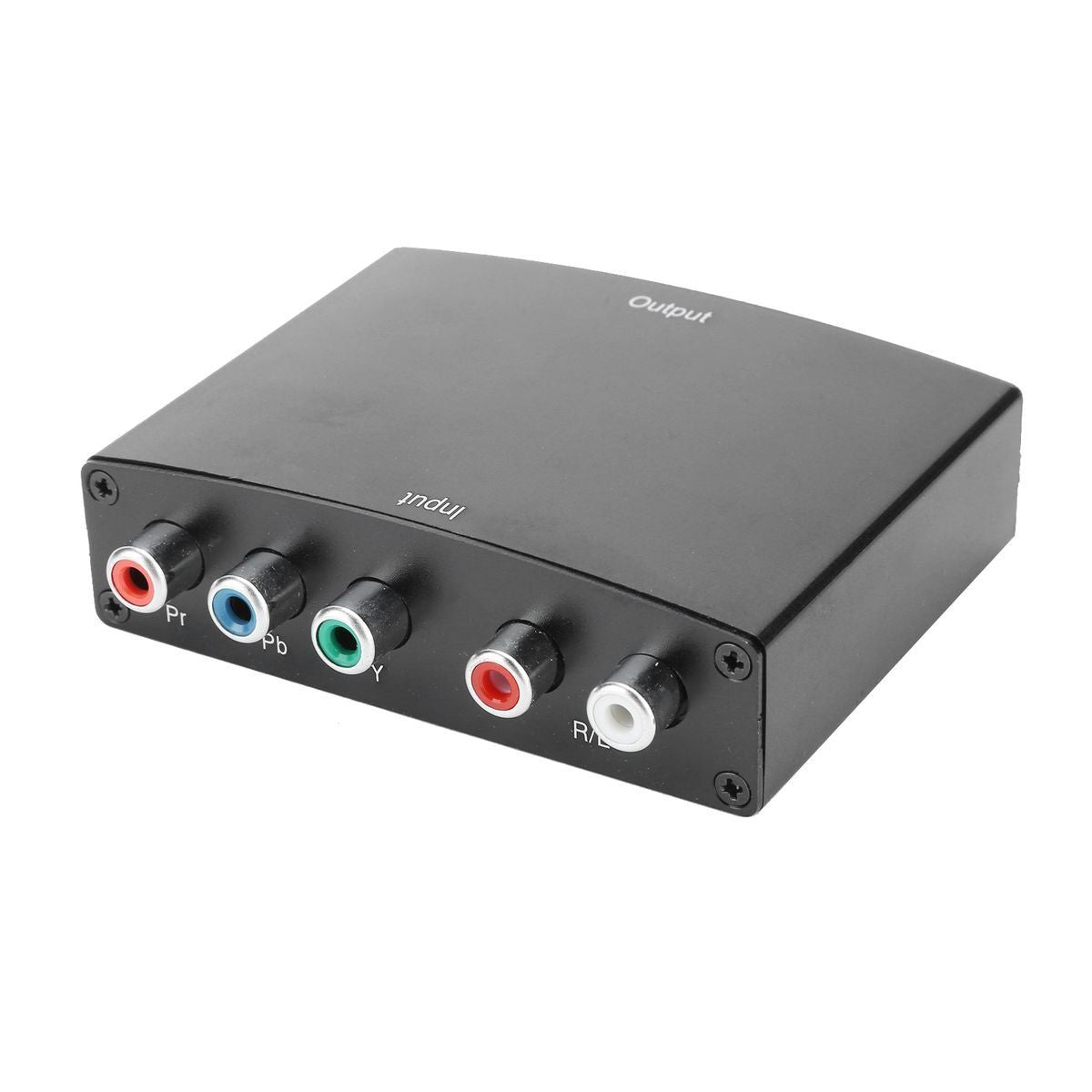 YPbPr to HDMI Adapter L/R Audio RGB Adapter ABS Transformer 100?240VEU Plug