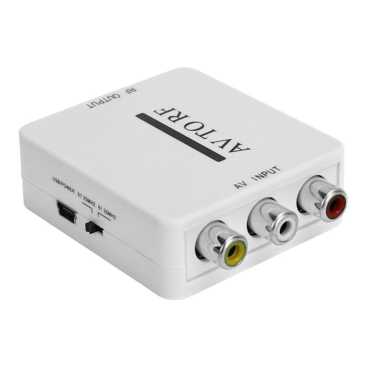 Video Adapter Mini Audio Adapter TV Amplifier RCA AV CVSB to RF 67.25MHz 61