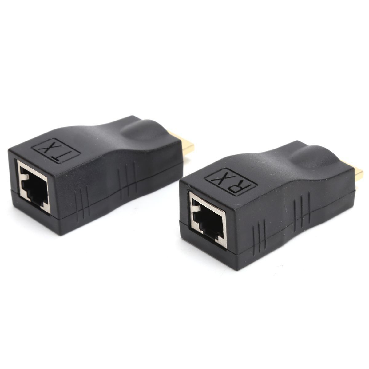HDMI to RJ45 Adapter Extender Network Connector Cat5e Cat6