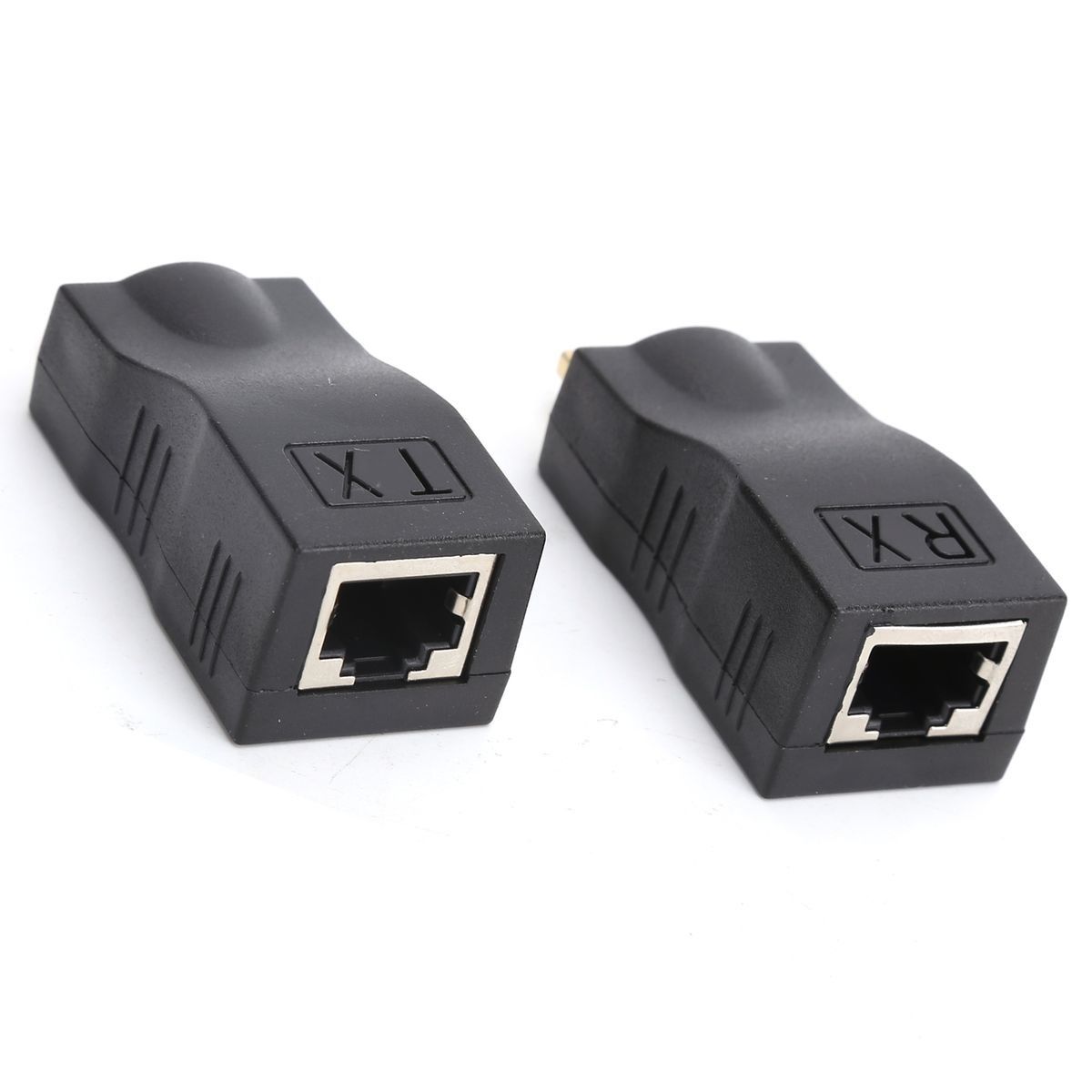 HDMI to RJ45 Adapter Extender Network Connector Cat5e Cat6