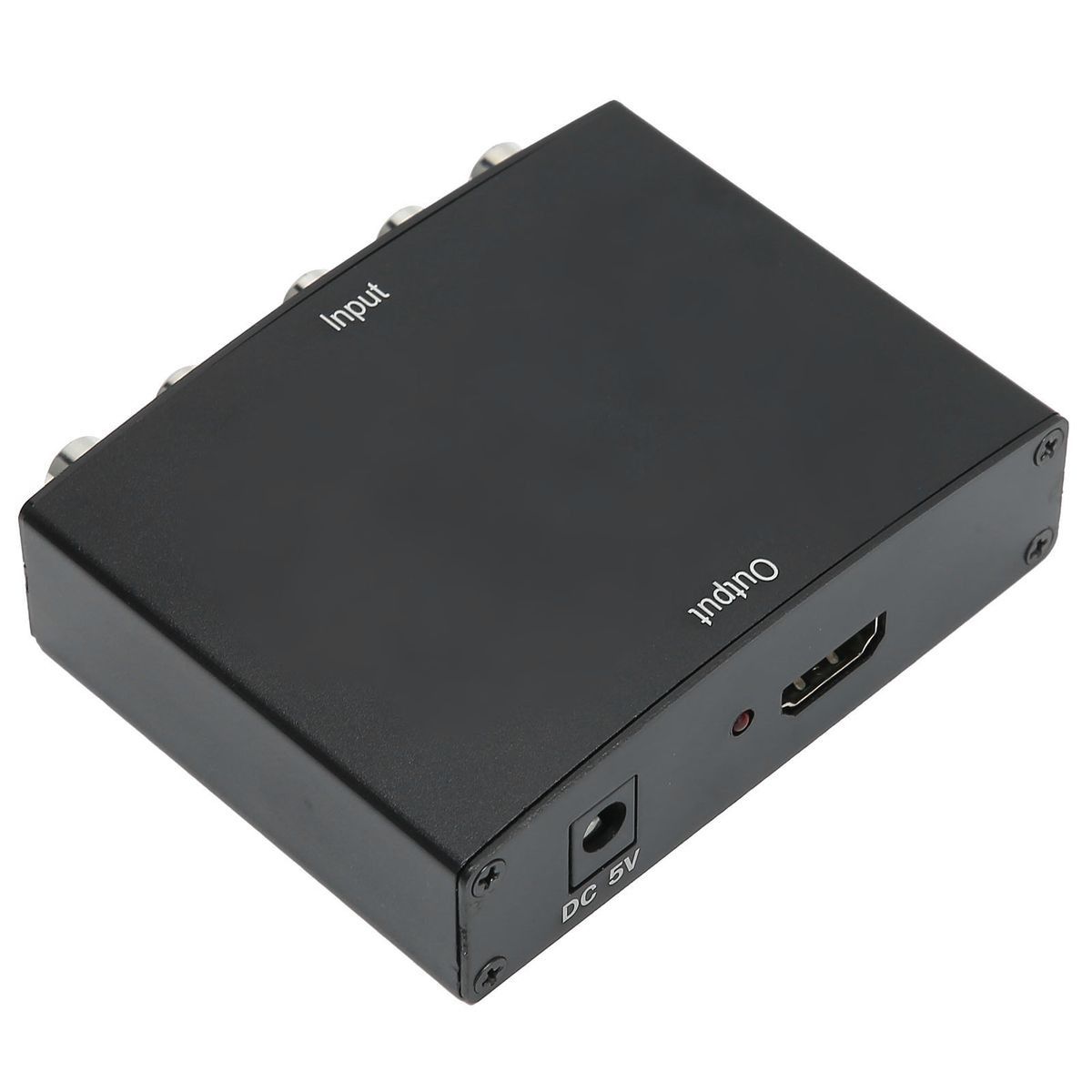 YPBPR to HDMI Adapter Video Audio 1080P Computer Accessory 100-240VAU Plug