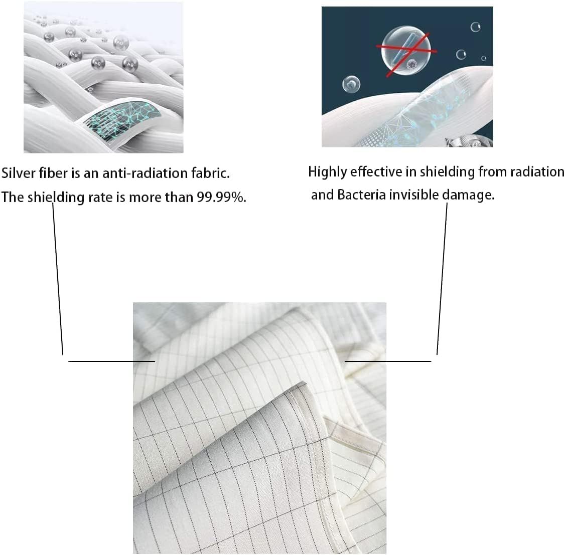 Grounding Flat Sheet, Bed Earthing Flat Sheet AU Plug Grounding Connection Cord Conductive Mat White, Flat Sheets- 90x230cm