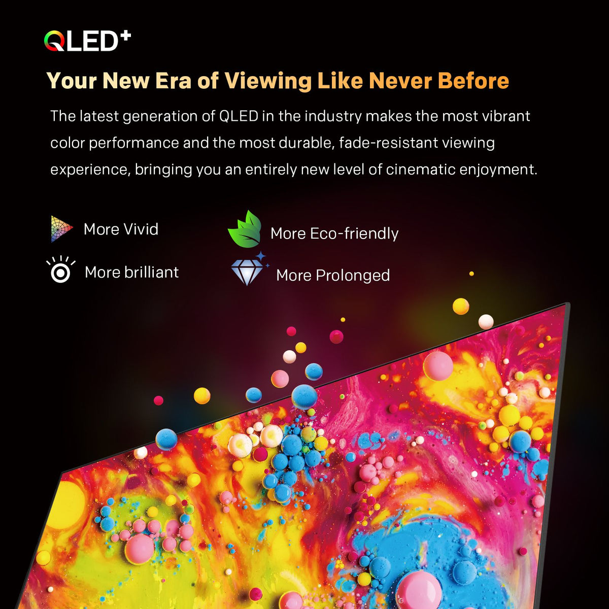 SKYWORTH Q6600H 85" - QLED+ 4K Smart Google TV, Gen 5 Quantum Dot, 120Hz Refresh Rate, AI-Powered Picture, Dolby Audio DBX-tv Audio, Voice Control, Screen Casting, HDR, Eco-Friendly Design