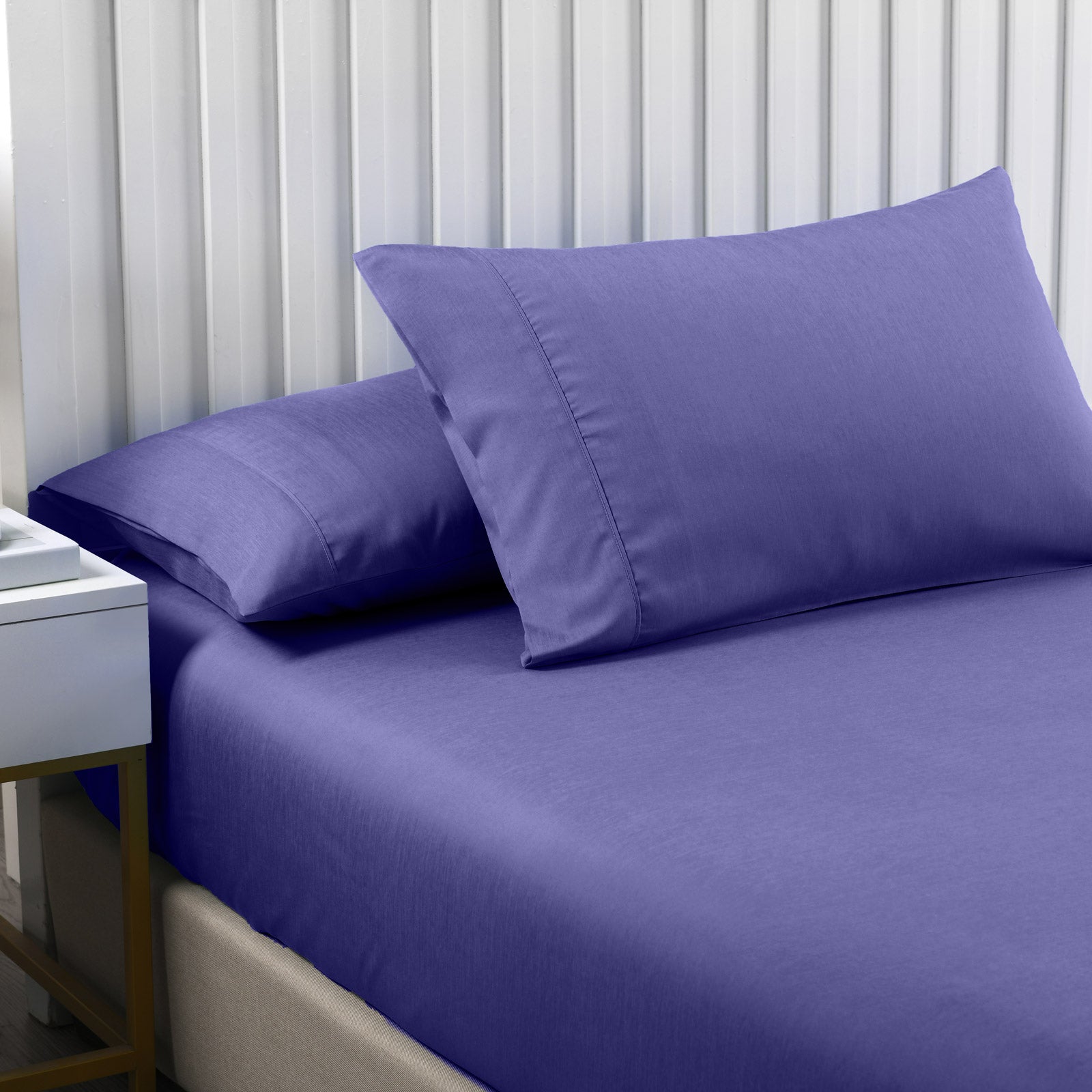 2000TC Bamboo Cooling 3pc Queen Sheet Set - Royal Blue