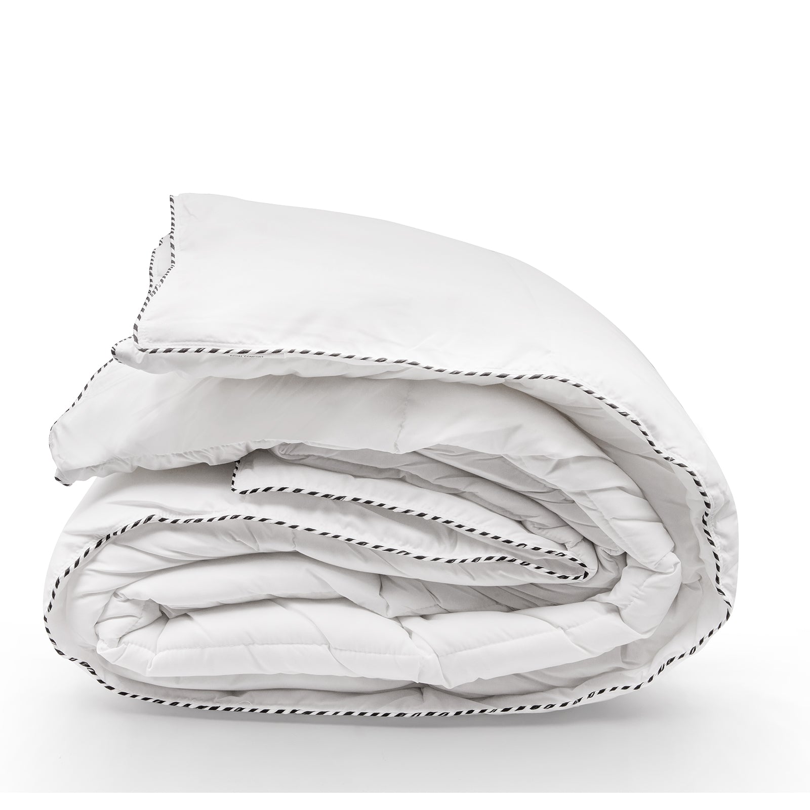 Royal Comfort Bamboo Blend Quilt 250GSM Luxury Duvet 100% Cotton Cover - King - White