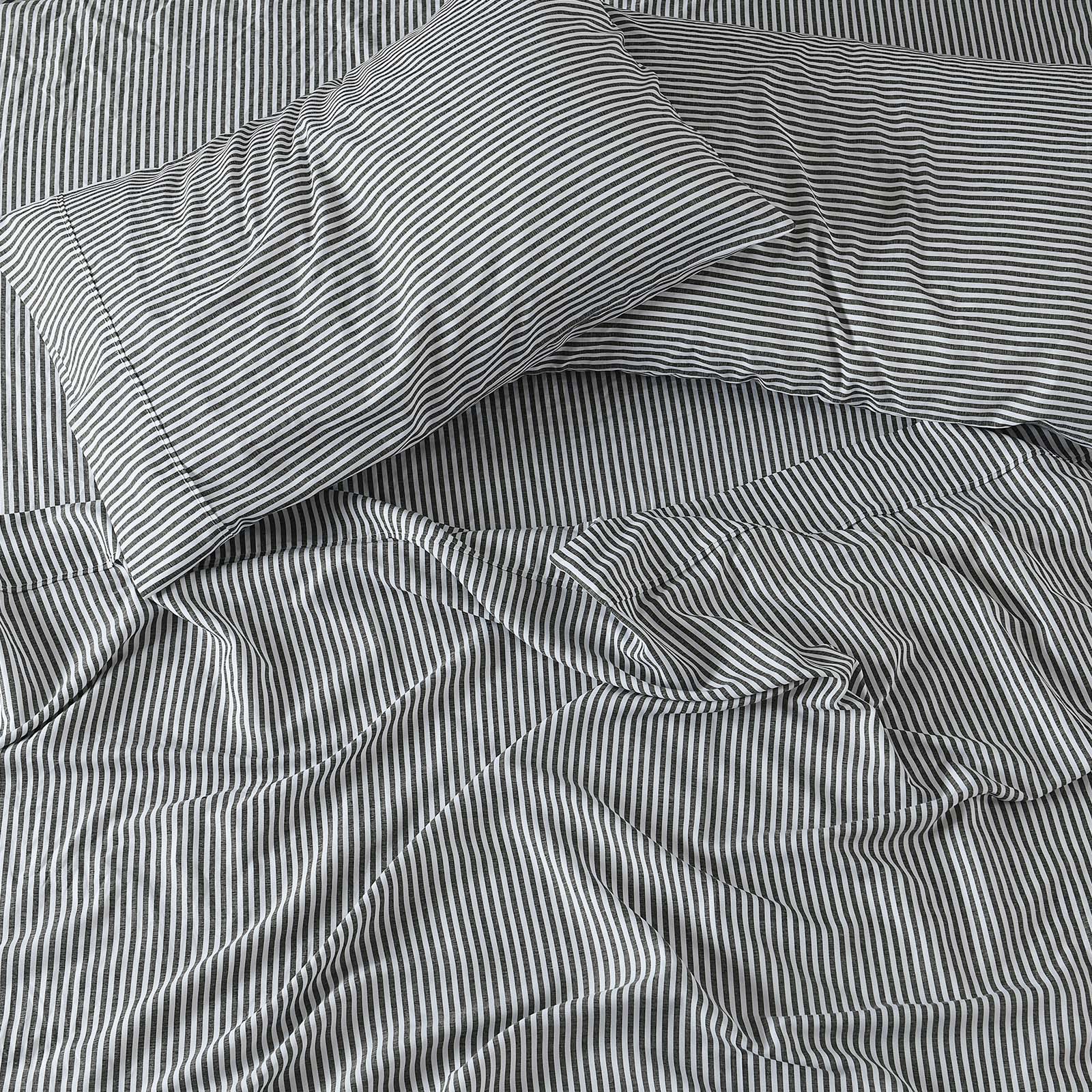 Temperature-Regulating Linen Blend Sheet Set - King - Royal Comfort