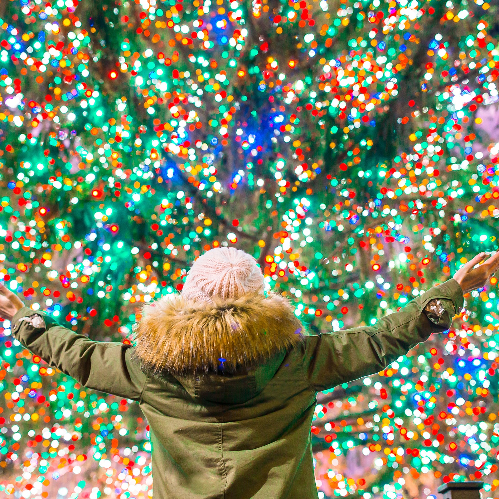 Solar Multicoloured Fairy Lights, Outdoor, 200 Lights, Milano Decor