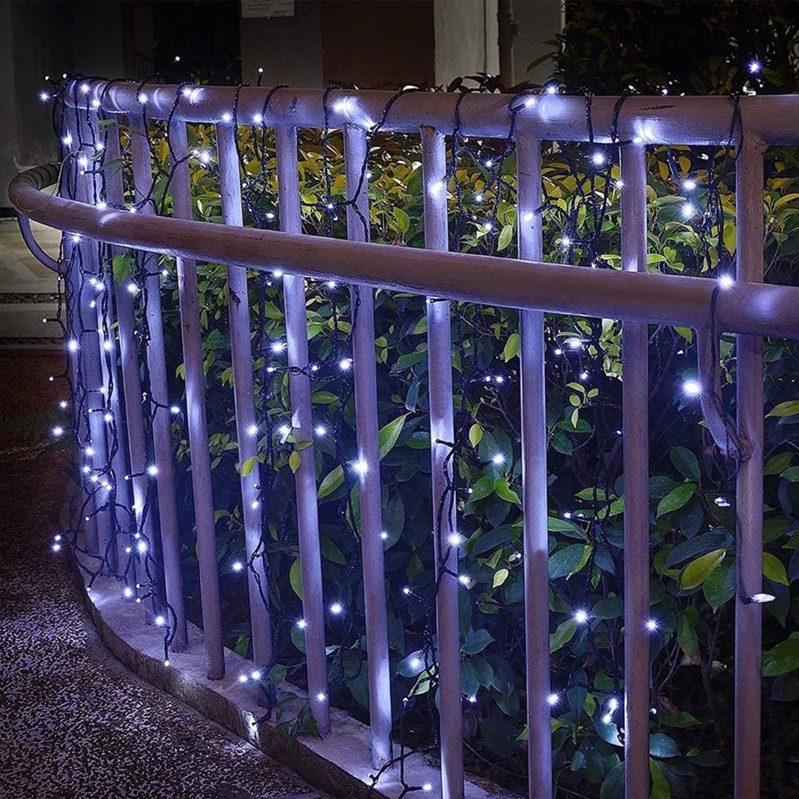 200 LED Indoor Outdoor White Fairy Lights, 20m - Milano Decor