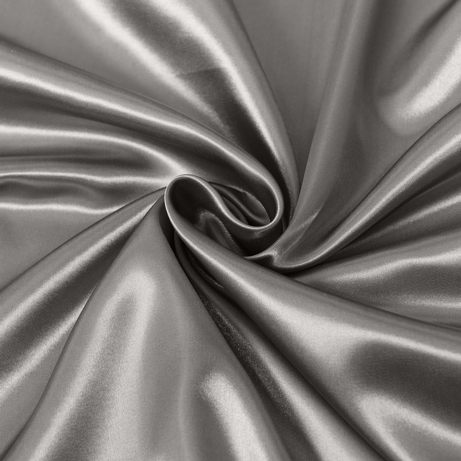 Royal Comfort Satin Sheet Set 3 Piece Fitted Sheet Pillowcase Soft - Queen - Charcoal