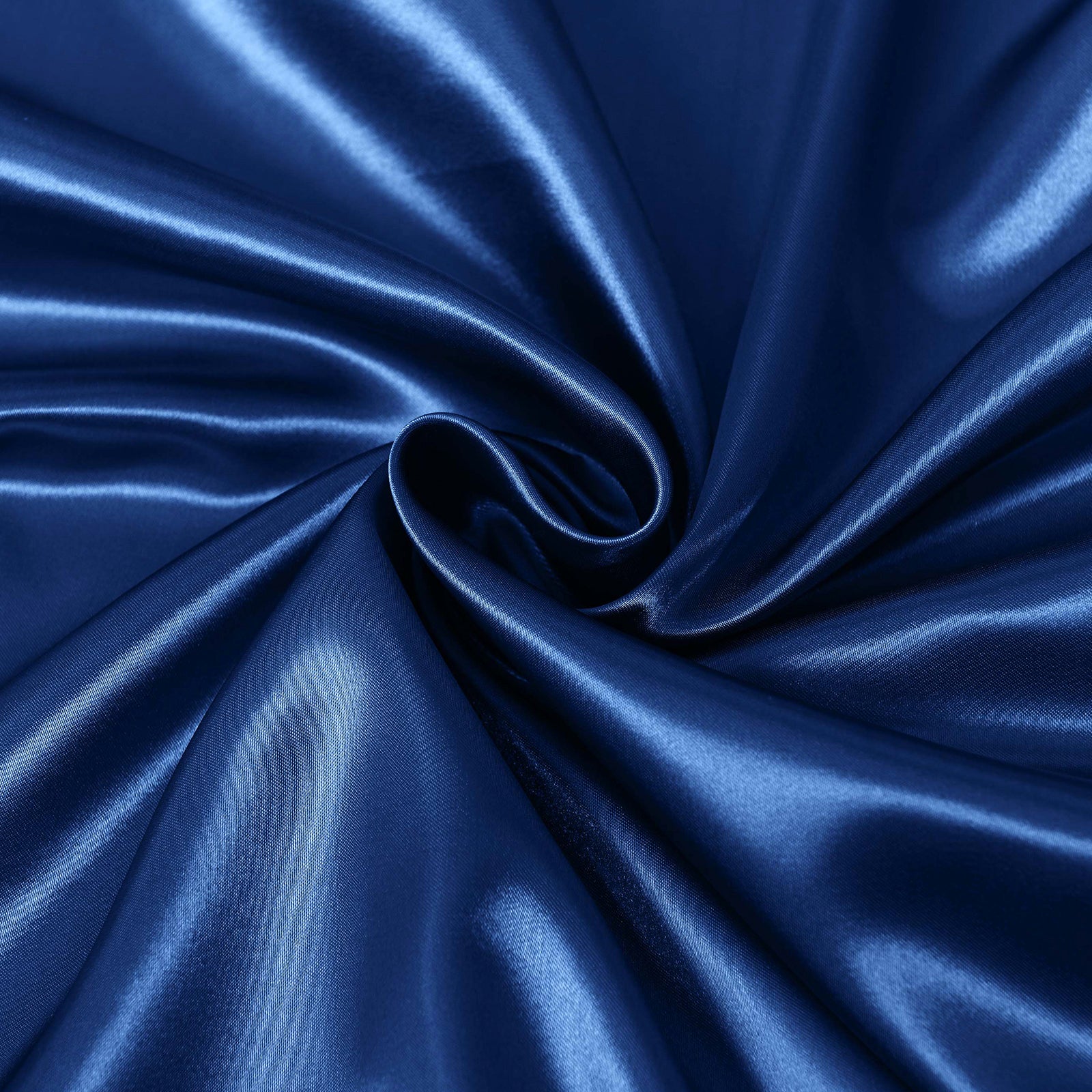 Royal Comfort Satin Sheet Set 3 Piece Fitted Sheet Pillowcase Soft - Queen - Navy Blue