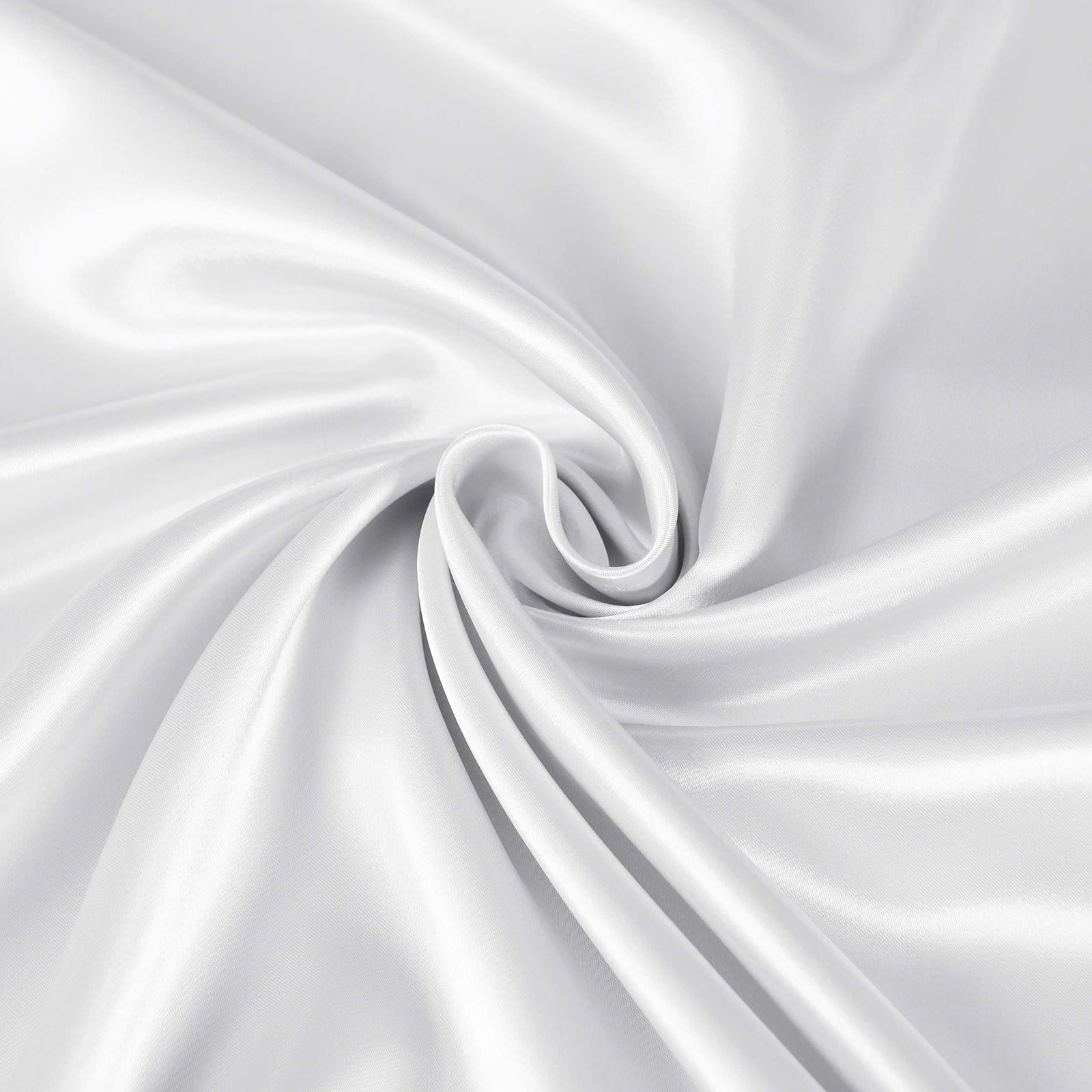 Royal Comfort Satin Sheet Set 4 Piece Fitted Flat Sheet Pillowcases - Queen - White
