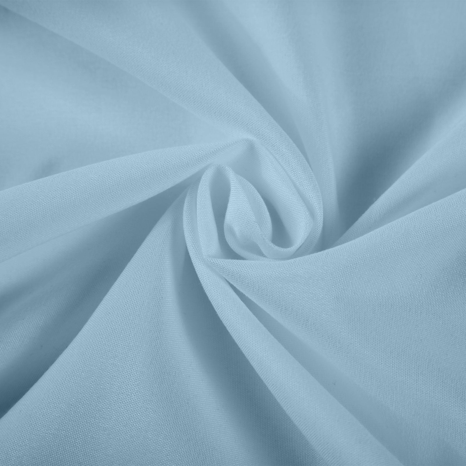 Royal Comfort 1200 Thread Count Sheet Set 4 Piece Ultra Soft Satin Weave Finish - King - Sky Blue