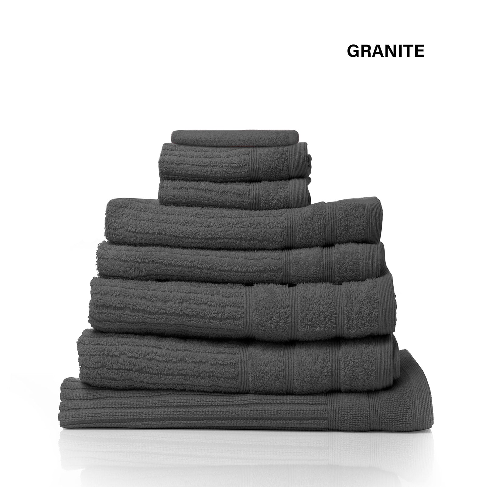 600GSM Egyptian Cotton 8 Piece Luxury Bath Towels Set - Royal Comfort