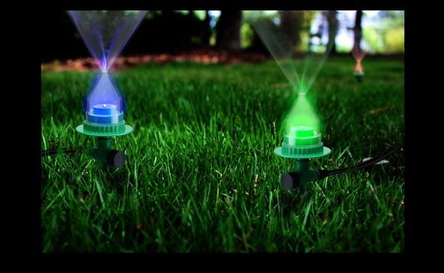 LED Garden Water Sprinkler, 6 Colors, Battery-Free, Durable