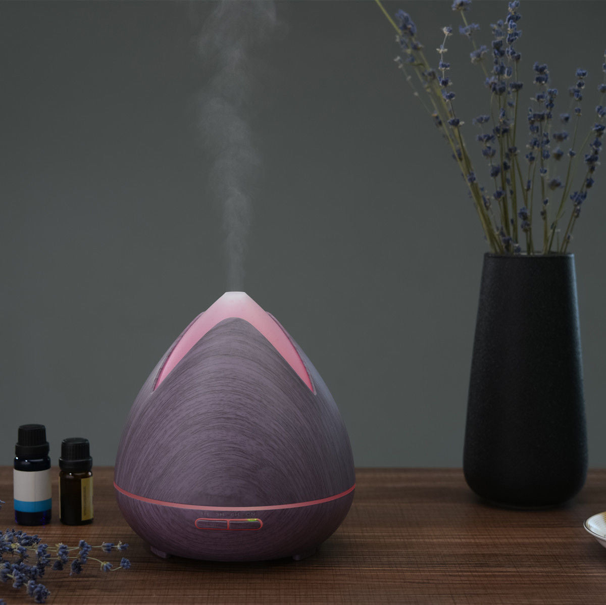 400ML Ultrasonic Aromatherapy Diffuser with LED Lights, PureSpa