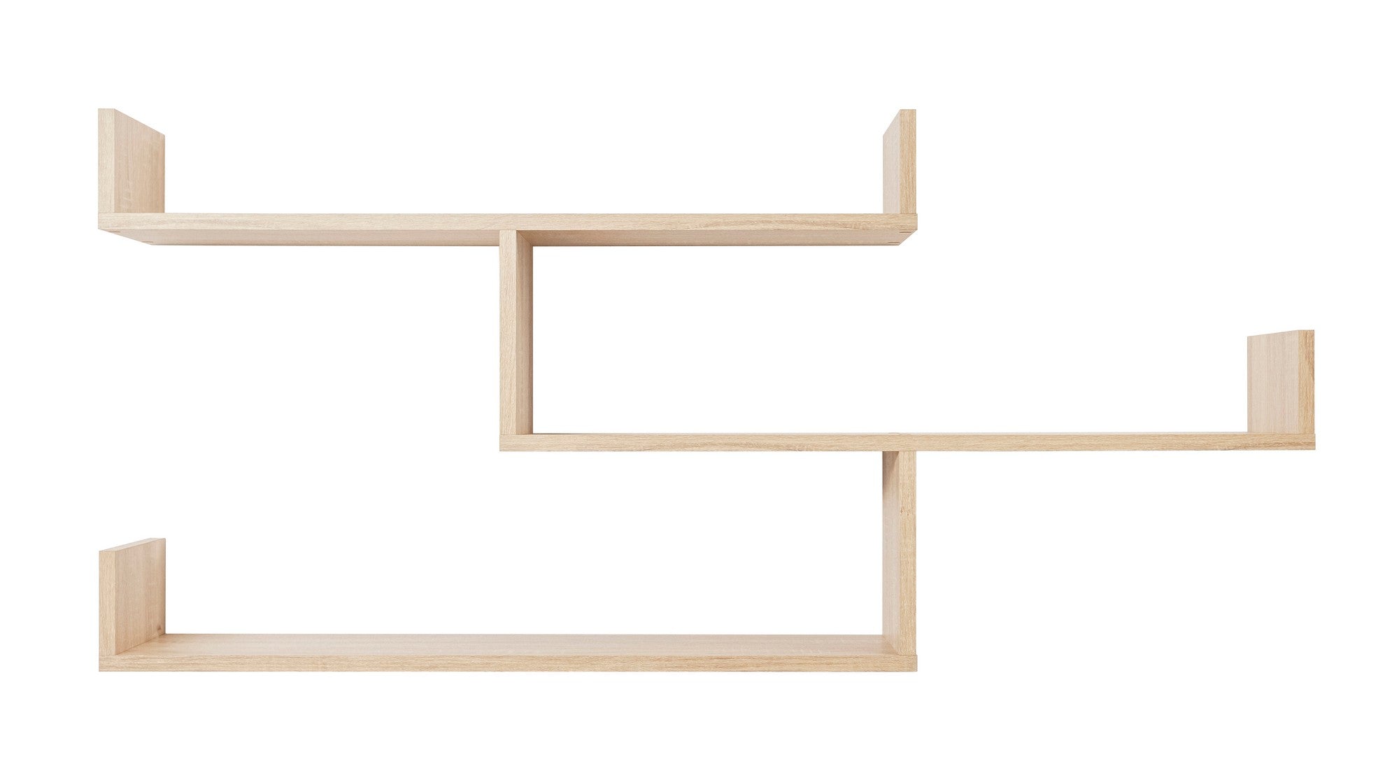ZURICH MULTI LEVEL SHELF KIT OAK