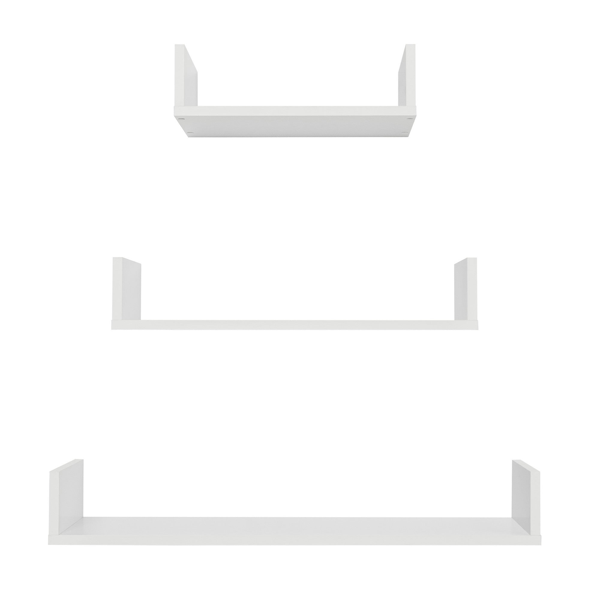 OSLO THREE PIECE SHELF KIT WHITE