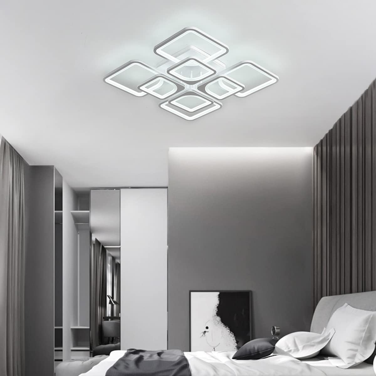 Dimmable LED Ceiling Light 4200lm Remote Control, 96W