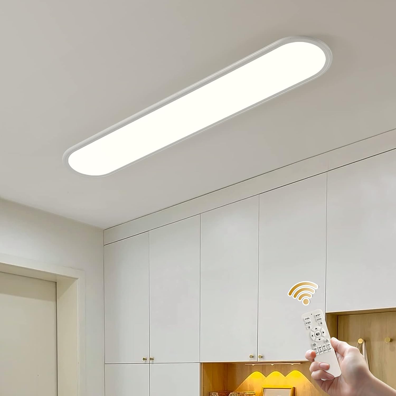 Dimmable Ultrathin 48W LED Ceiling Light, 3000-6500K, CRI 97