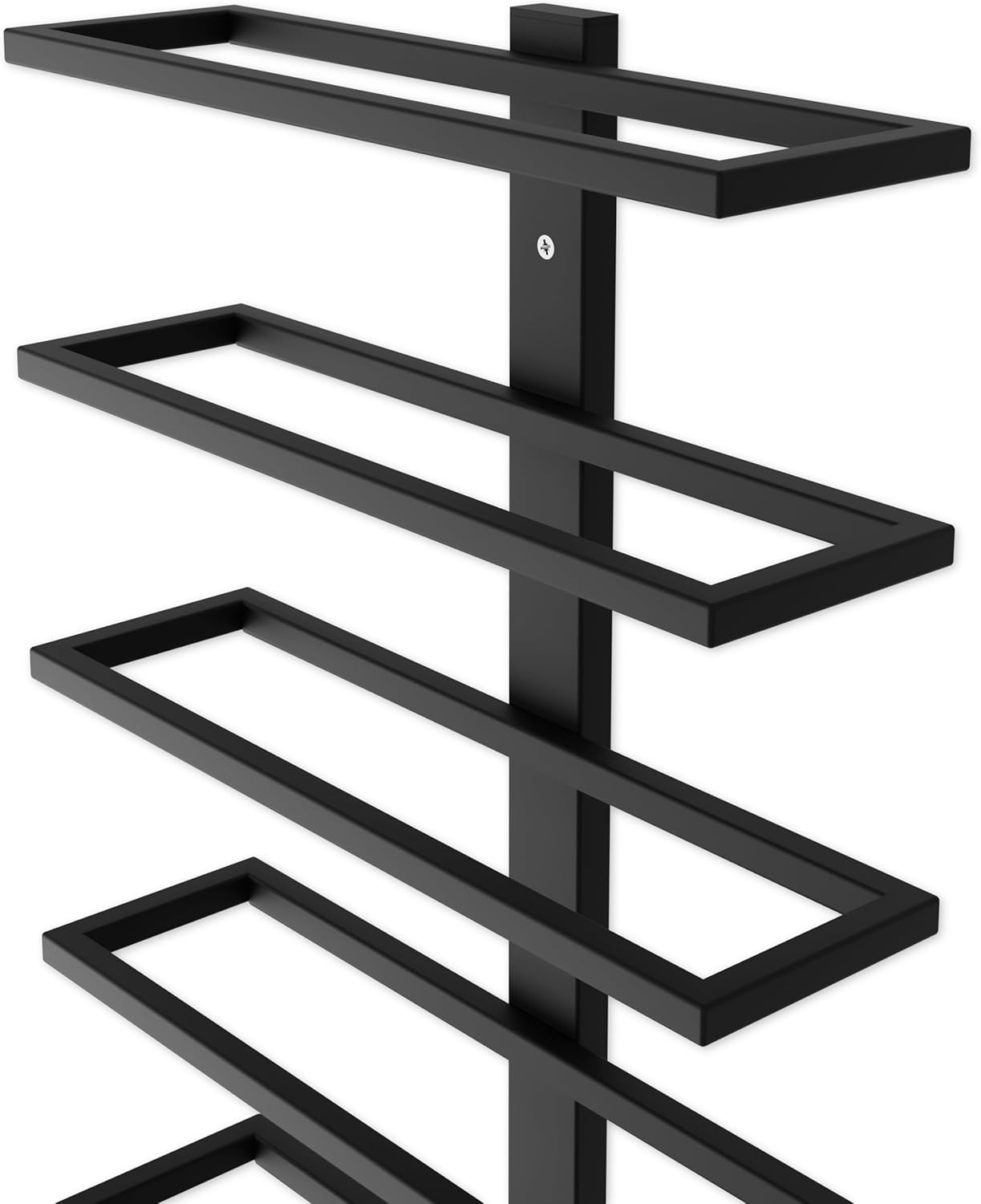 Set 2 Pcs Metal Wall Mount Wine Rack for Wine Bottles, Liquor, Champagne Holds 10 Bottles