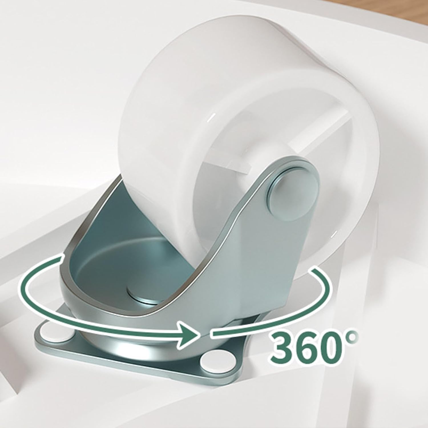 CARLA HOME 2-Pack Rolling Plant Stand with 360° Wheels for Indoor Pots 26 cm