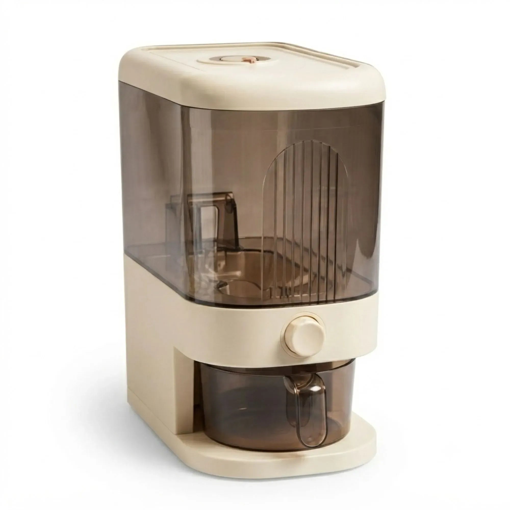 CARLA HOME Rice Dispenser 5kg Large Storage, Press Button Grain Container Kitchen