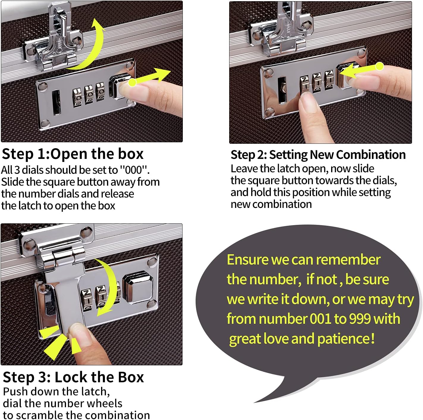 Secure Portable Medicine Lockbox with 4 Compartments, Small