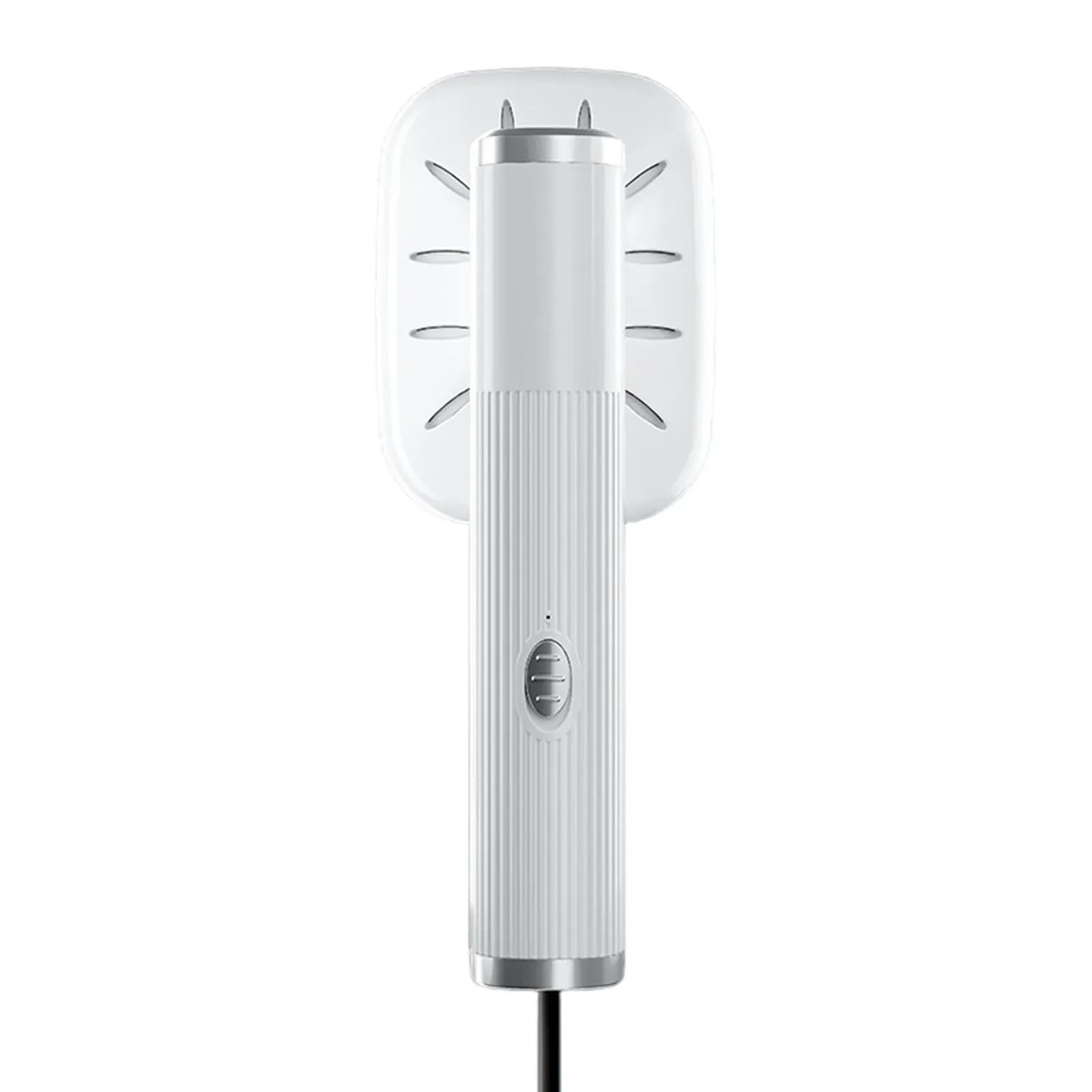 Portable Handheld Mini Steam Iron in White for Home & Travel, 72x100mm