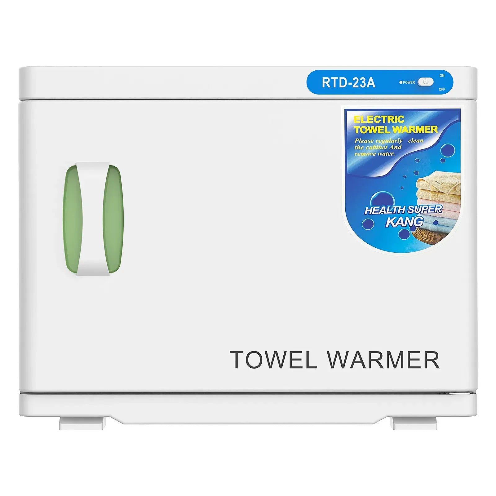 White 23L Black UV Towel Sterilizer Warmer Cabinet for Beauty Spa Salon