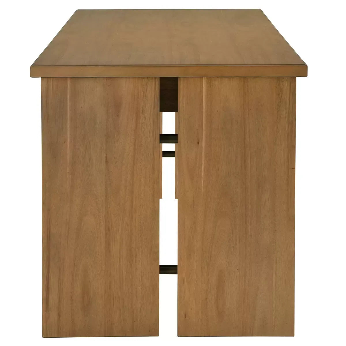 Writing Desk in Acacia Hue with Rubberwood Construction and Dovetail Drawers