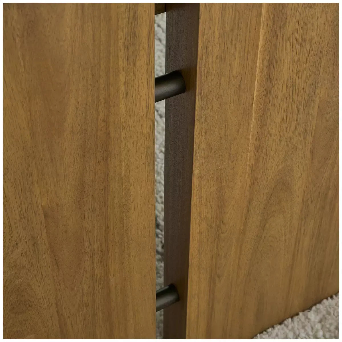 Writing Desk in Acacia Hue with Rubberwood Construction and Dovetail Drawers
