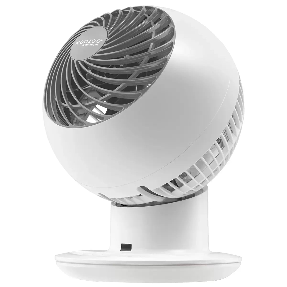 White Globe Fan Circulator in Charcoal Grey with 32.8m² Coverage