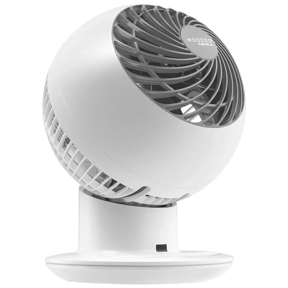 White Globe Fan Circulator in Charcoal Grey with 32.8m² Coverage