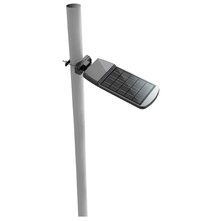 Metal Grey Solar Street Light with 5000 Lumens, Metal Construction, Motion Activated, Solar Rechargeable