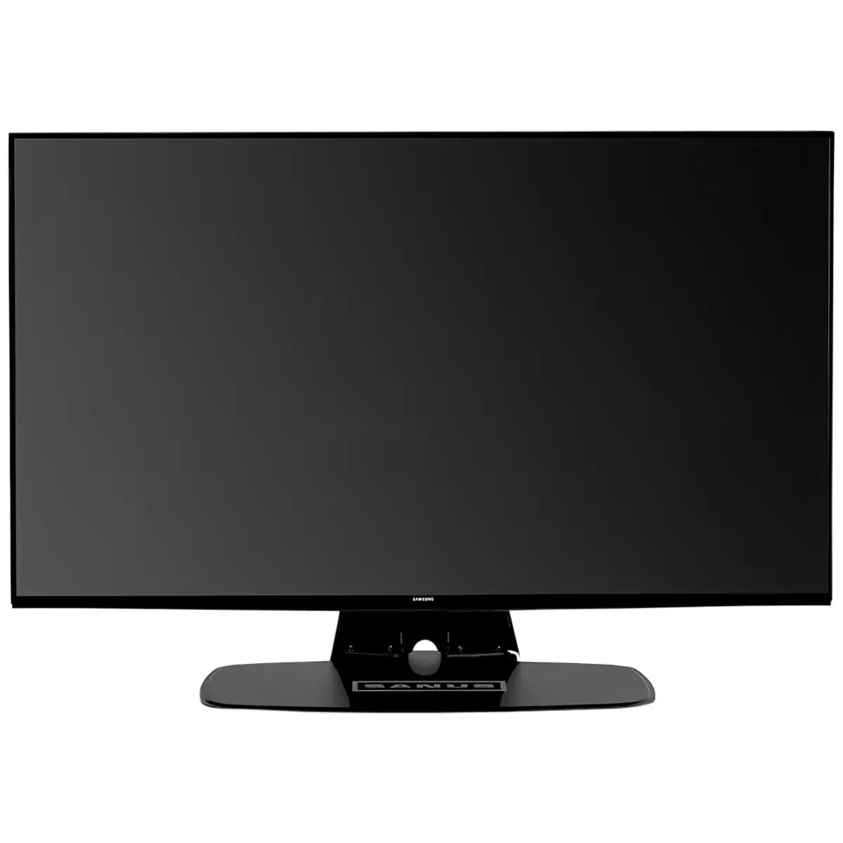 Black Swivel TV Stand with Height Adjustability for Living Room