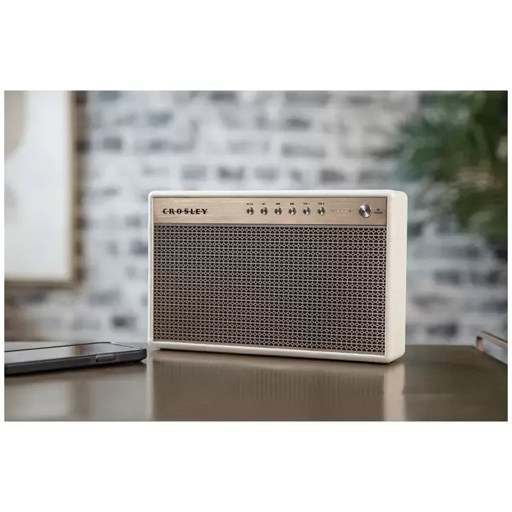 Bluetooth Speaker White with 20 Watt Power and 8 Hours Playtime