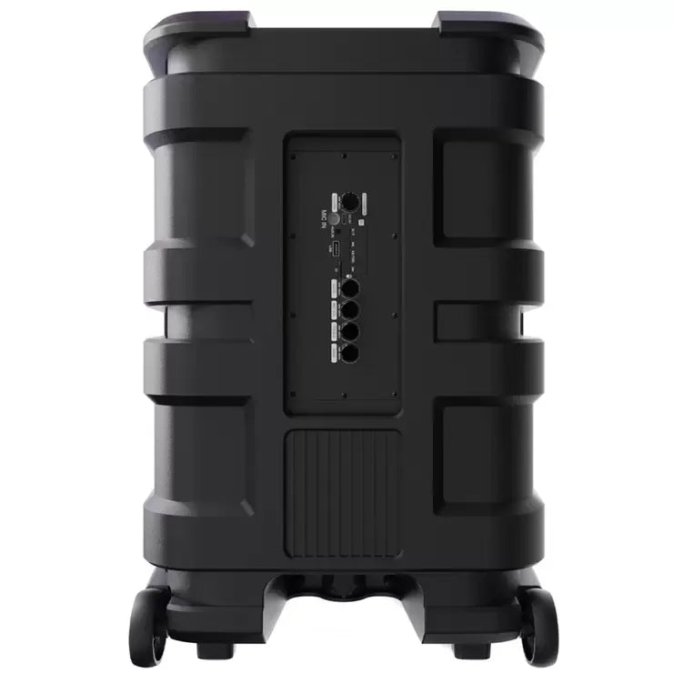 150W Bluetooth Karaoke & PA System Black with LED Lights and Remote Control